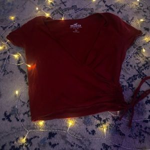 Cute red dress shirt